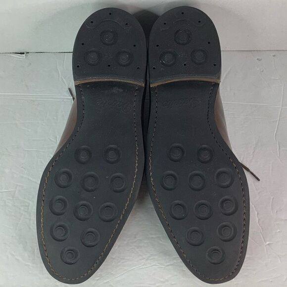 Allen Edmonds Clark Street Lace Up Oxford Men Dress Brown Leather Shoes 9 - Picture 8 of 10